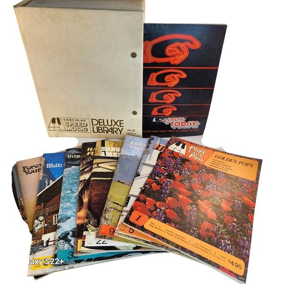 Easy Play Speed Music Songbooks Library For Guitar/Piano/Organ Deluxe Collection - Picture 1 of 16